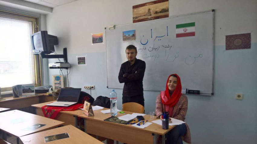 جشنواره زبان فارسی در دانشگاه ملی زبان شناسی اکراین برگزار شد